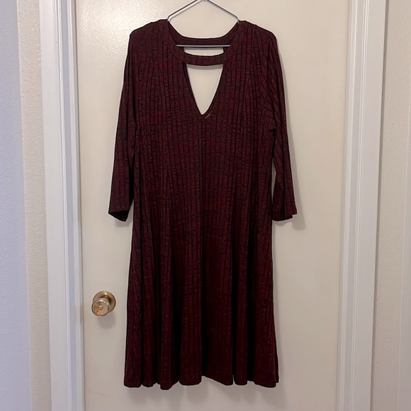 Torrid mini rib knit mock neck dress 2X - Picture 5 of 9